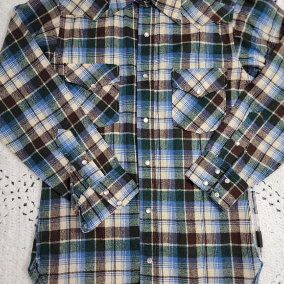 NWOT RARE Vintage Men's Size S Pendleton Wool Flanmel Shirt Made In USA - Picture 1 of 7